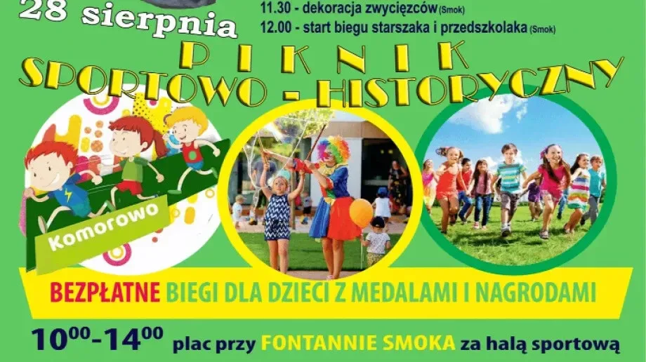 Piknik sportowo-historyczny w Komorowie