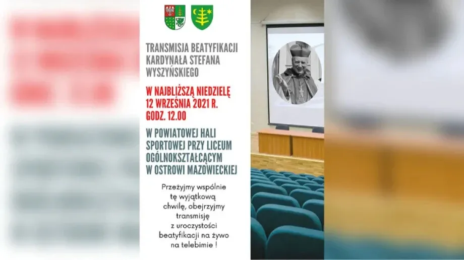 Już w niedzielę nastąpi Beatyfikacja Kardynała Stefana Wyszyńskiego