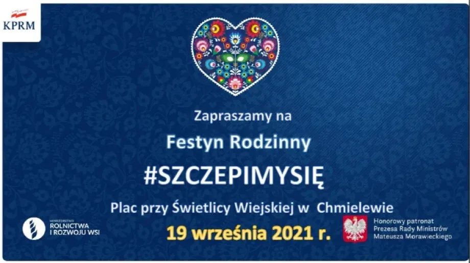 Festyn rodzinny #SZCZEPIMYSIĘ w Chmielewie