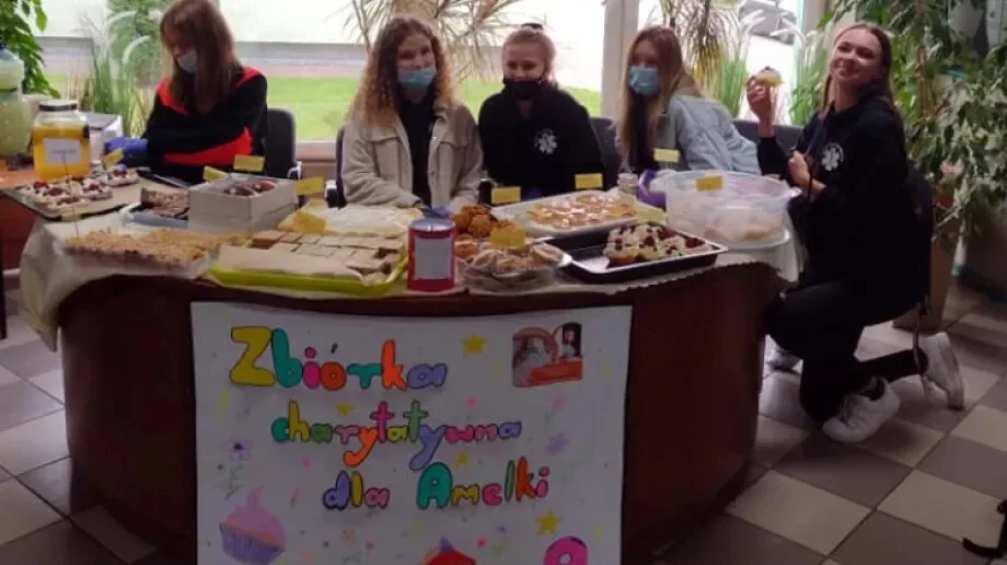 Społeczność szkolna 'Rubinka' zorganizowała zbiórkę charytatywną 