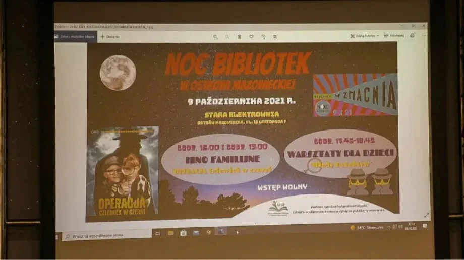 Za nami Noc Bibliotek w Ostrowi Mazowieckiej