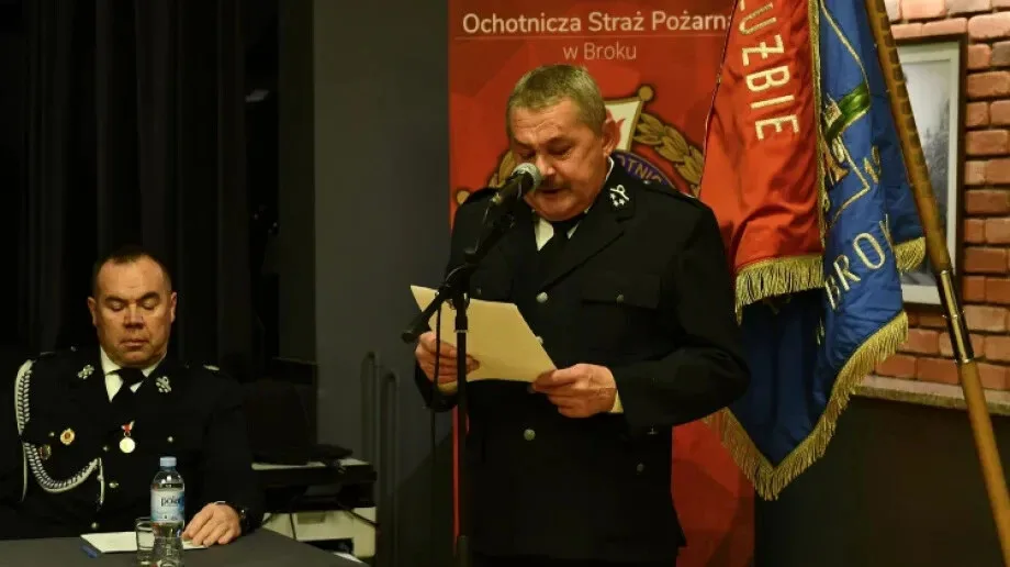 Nowy zarząd OSP w Broku 