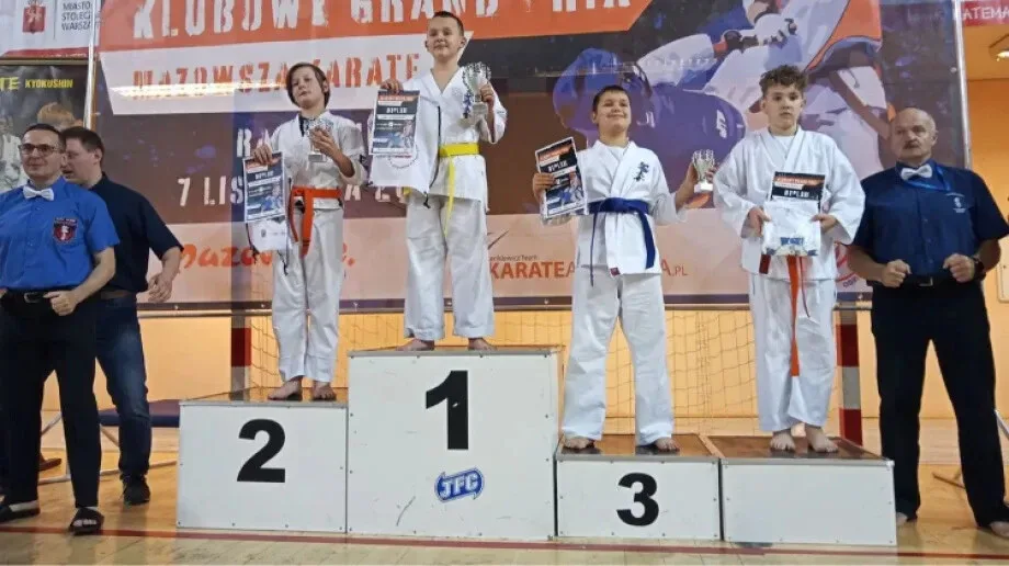 Srebro na Grand Prix Mazowsza Karate