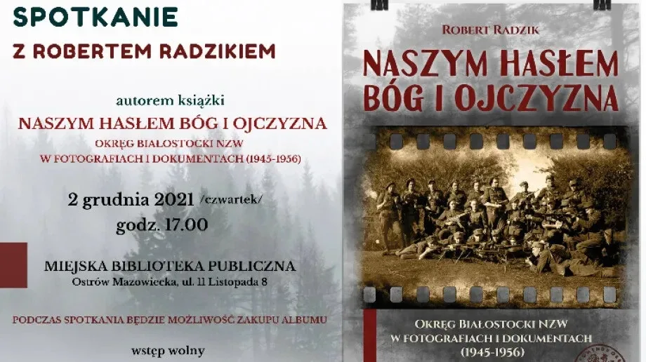 Spotkanie autorskie z Robertem Radzikiem w ostrowskiej MBP