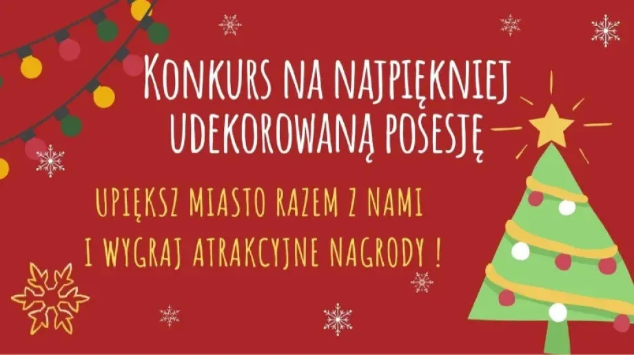 Konkurs na najpiękniej udekorowaną świąteczną posesję