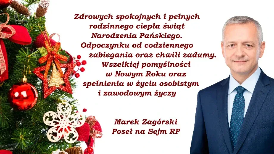 Życzenia od Posła Marka Zagórskiego
