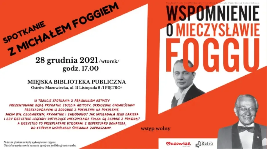 Już jutro odbędzie się spotkanie z Michałem Foggiem
