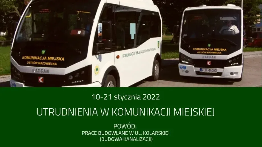Tymczasowa zmiana w komunikacji miejskiej