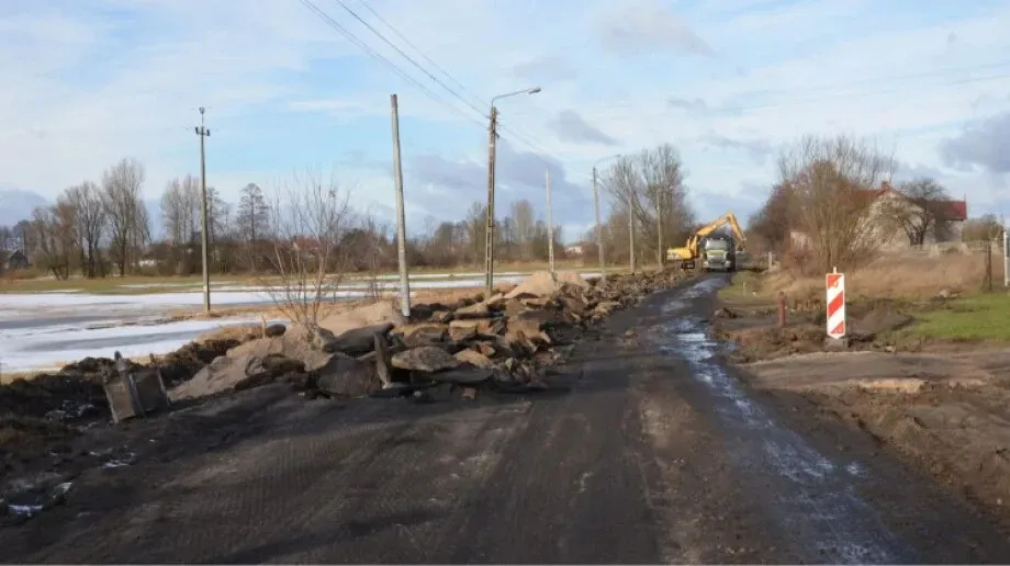 Prace remontowe na odcinku Nienałty-Szymany – Zaręby Kościelne