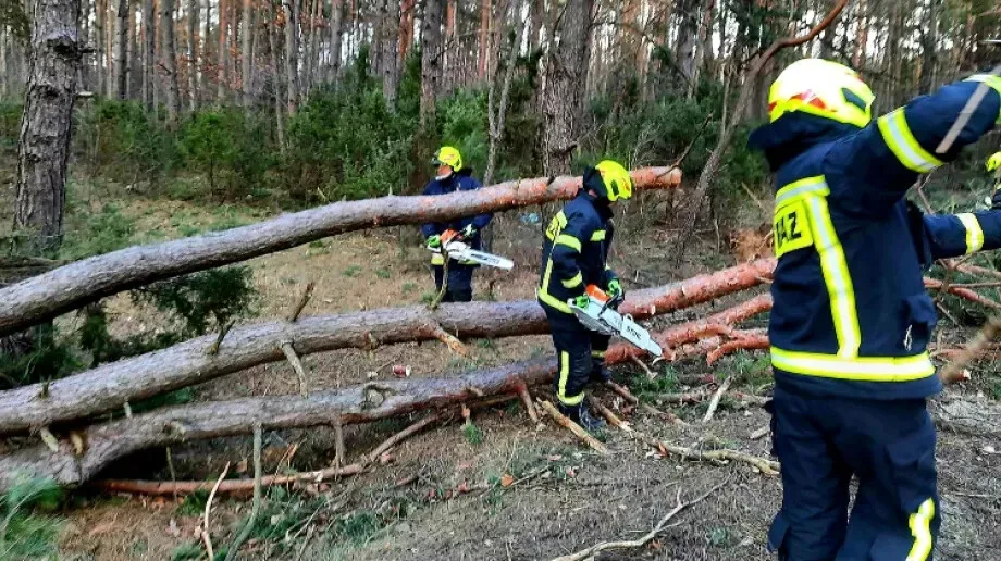 Wielokrotne interwencje OSP w Bogutach-Piankach (zdjęcia)