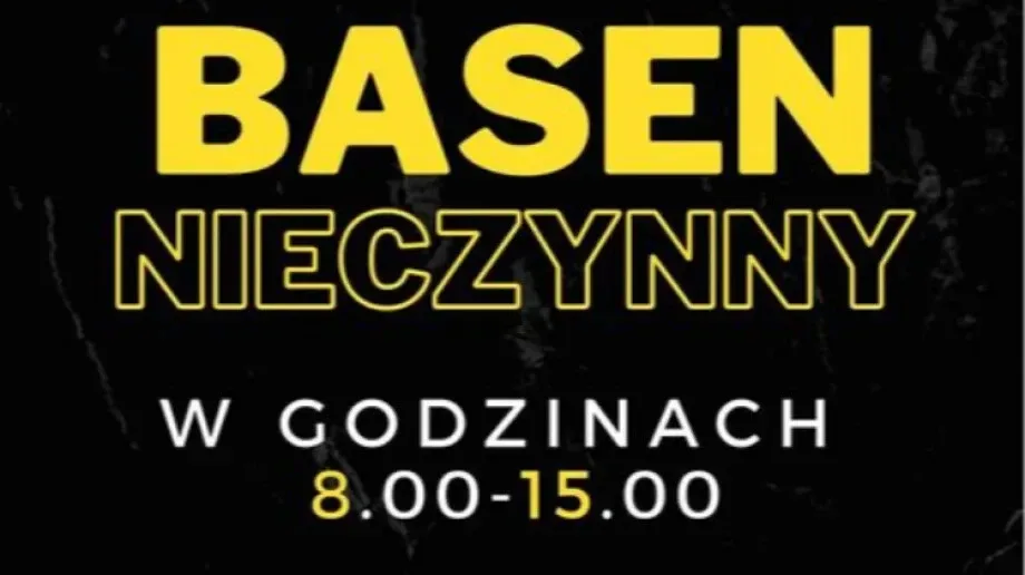 Basen w Ostrowi Mazowieckiej chwilowo nieczynny