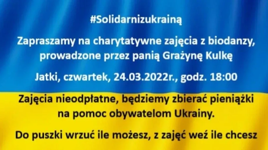 Już dziś odbędą się charytatywne zajęcia z biodanzy!