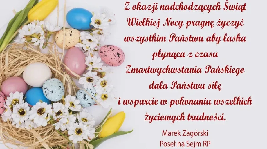 Życzenia świąteczne od Posła Marka Zagórskiego