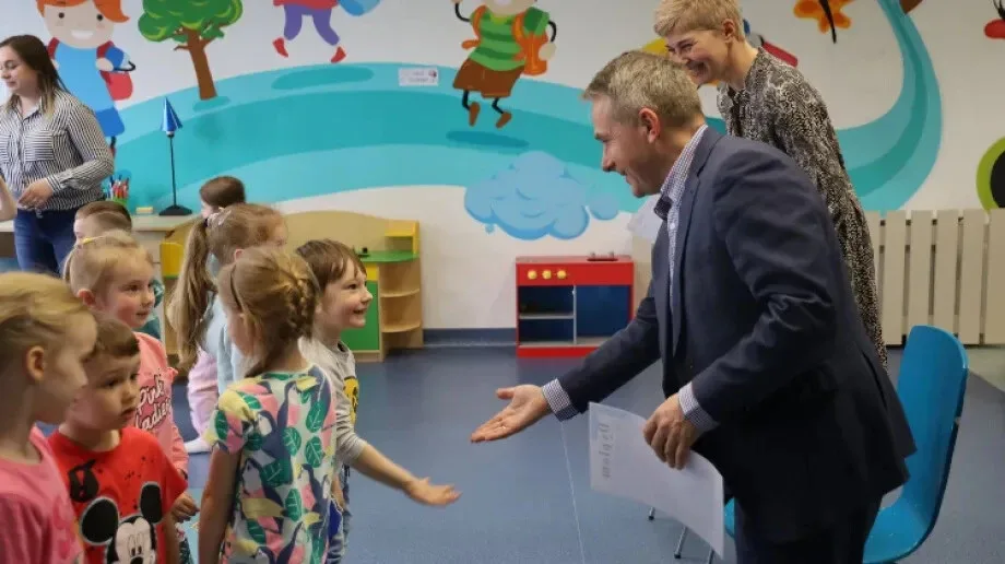 Przedszkolaki spotkały się z Burmistrzem Ostrowi Mazowieckiej