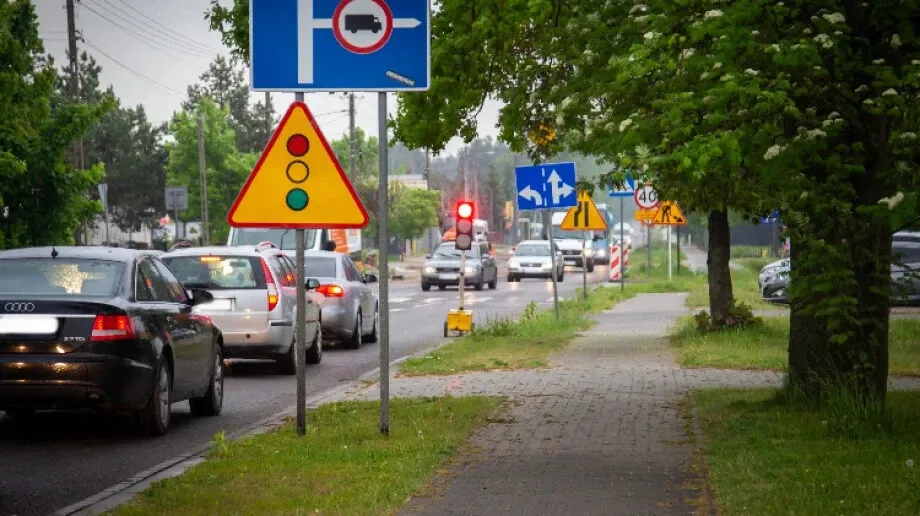 Problem z sygnalizacją świetlną na ulicy Małkińskiej