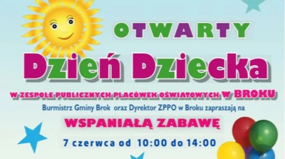 ZPPO w Broku zaprasza na Otwarty Dzień Dziecka