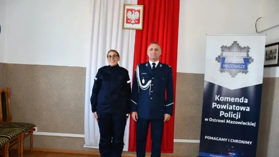 Nowa policjantka zlożyła ślubowanie 