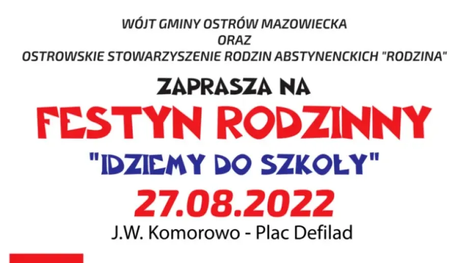 Moc atrakcji na festynie rodzinnym pt. 'Idziemy do szkoły'!