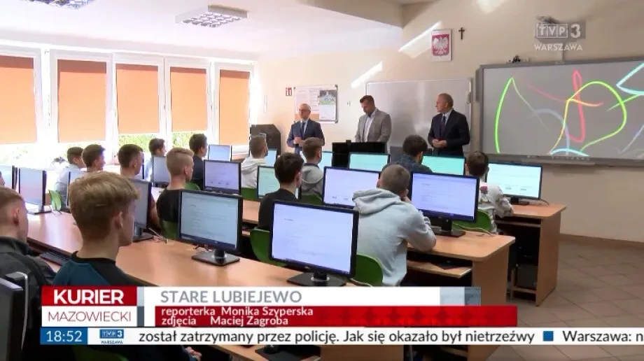 O egzaminie kompetencji cyfrowych - IT Fitness Test mówiono w TVP3 Warszawa
