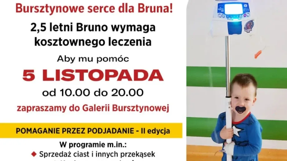 Bursztynowe serce dla Bruna!