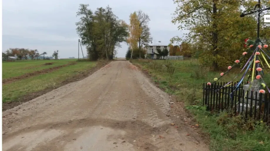 Przebudowano odcinek drogi polnej w miejscowościach Słup-Kolonia i Godlewo-Gudosze