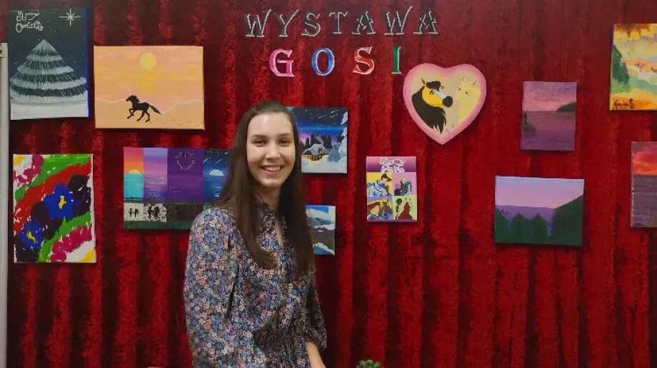 Pierwsza wystawa wyjątkowych obrazów Gosi Rusak