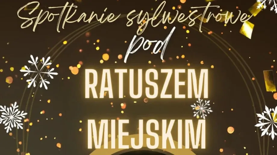 Sylwester przed ratuszem miejskim z DJ Czarnym!