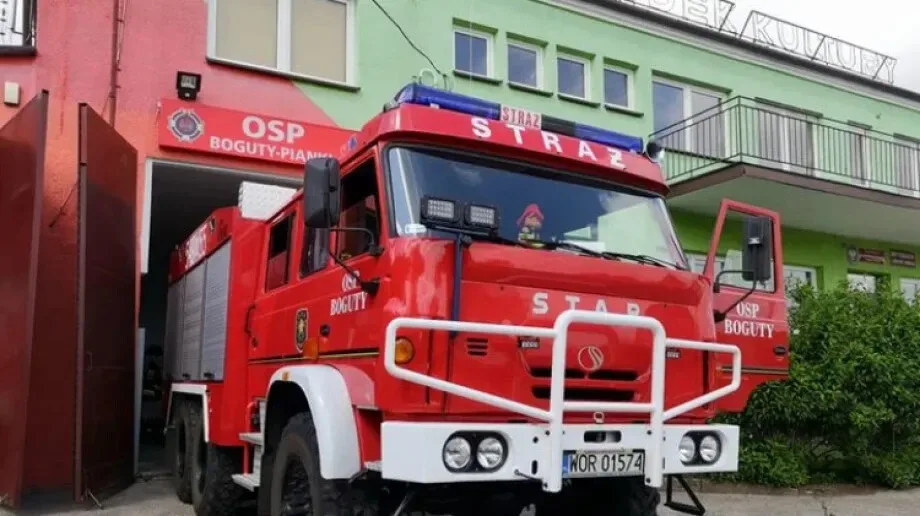 Strażacy z OSP Boguty-Pianki uratowali życie chorej osobie