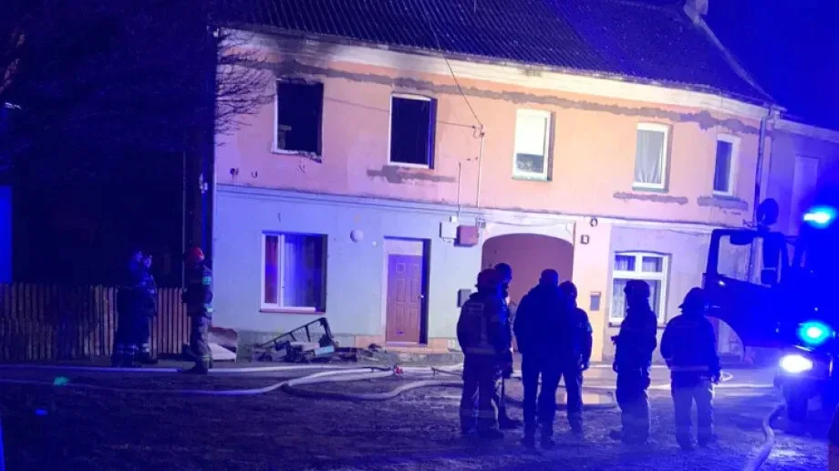 Kamienica w Ostrowi Mazowieckiej stanęła w płomieniach!