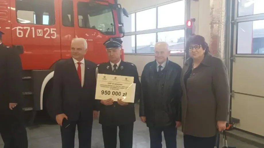 Promesa na zakup nowoczesnego sprzętu dla OSP Andrzejewo