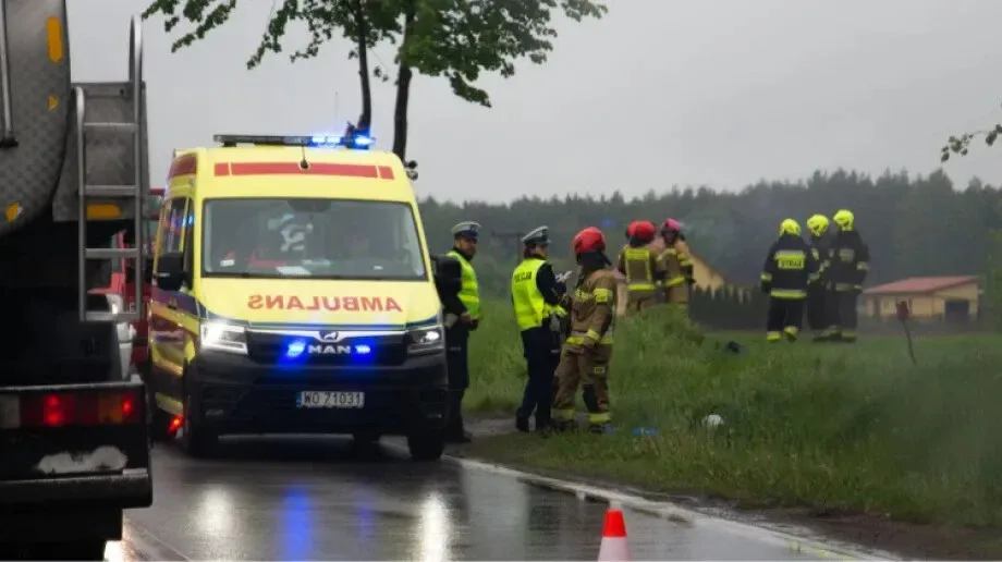 Śmiertelny wypadek w Jeleniach! 66-letni mężczyzna zginął na miejscu! (zdjęcia)