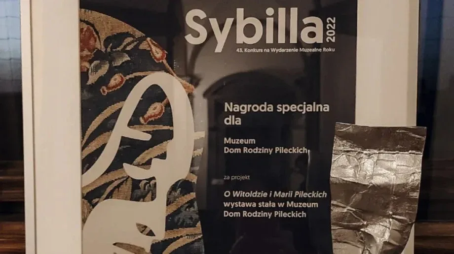 Nagroda specjalna dla Muzeum Dom Rodziny Pileckich w prestiżowym konkursie Sybilla 2022!