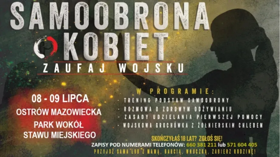 Samoobrona kobiet - zapisz się już dziś! 