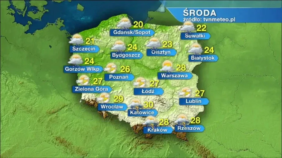Odetchniemy od upału, ale nie od burz. Prognoza pogody na najbliższe dni