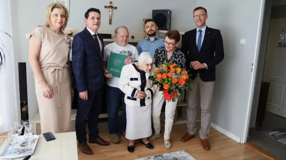 Mieszkanka Ostrowi Mazowieckiej obchodziła swoje setne urodziny
