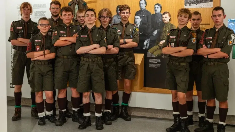 Muzeum odwiedzili harcerze