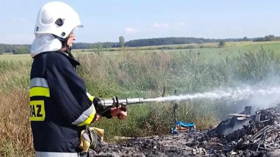 Pożar w Lubotyniu Kolonii