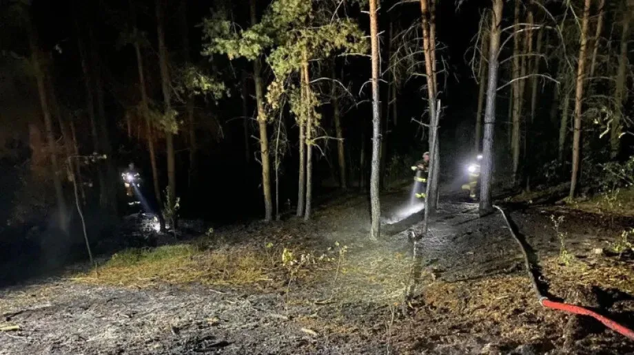 Pożar w Prostyni: zjednoczone siły ogniowe przeciwko żywiołowi