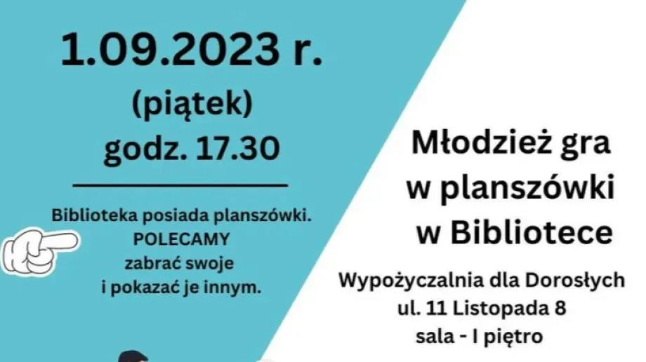 Zabierz swoje planszówki i zagraj w miejskiej bibliotece!