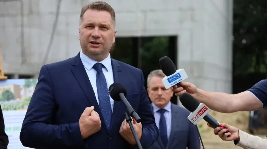 Minister Czarnek odwiedził Ostrów Mazowiecką 