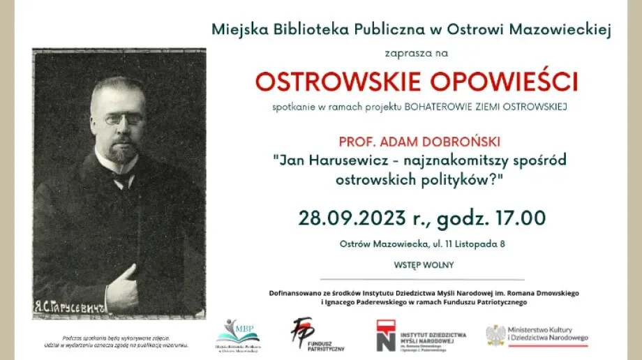 MBP zaprasza na Ostrowskie opowieści 