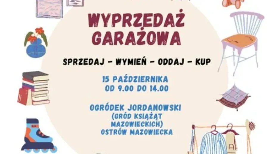 Wyprzedaż garażowa w Ostrowi Mazowieckiej