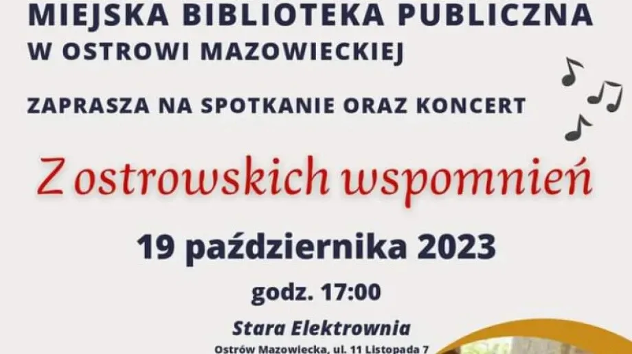 MBP zaprasza na spotkanie 'Z ostrowskich wspomnień'