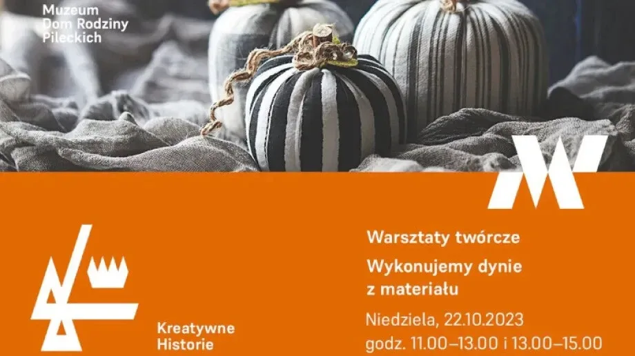Przyjdź na warsztaty i wykonaj dynie z materiału!