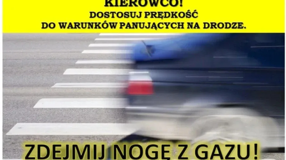 Nadeszła jesień - zdejmij nogę z gazu!