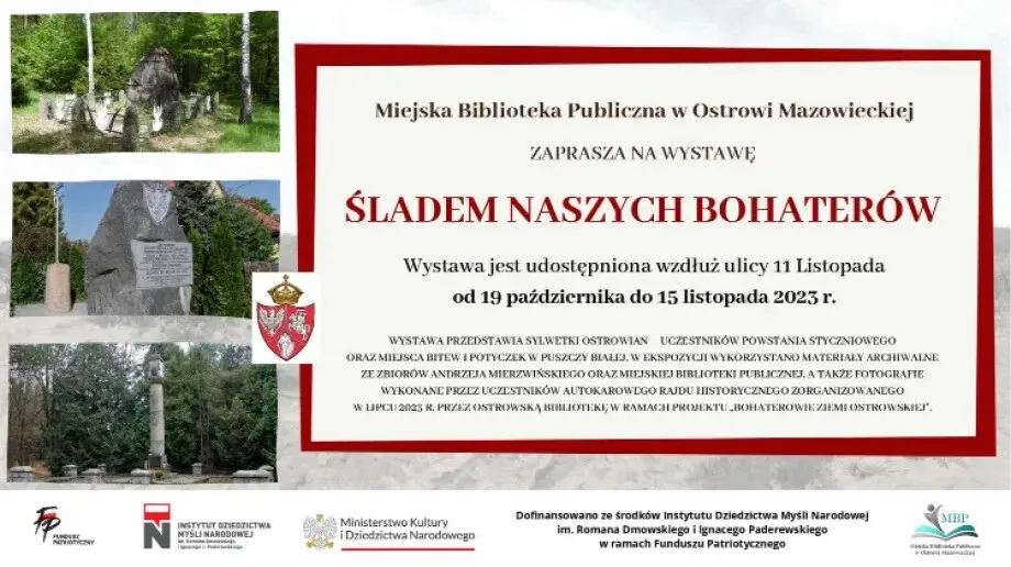 Śladami Bohaterów: Nowa Wystawa w Miejskiej Bibliotece