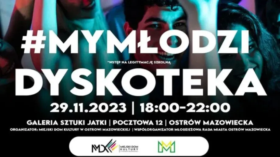 Dyskoteka ostatkowa dla młodzieży w Galerii Sztuki Jatki