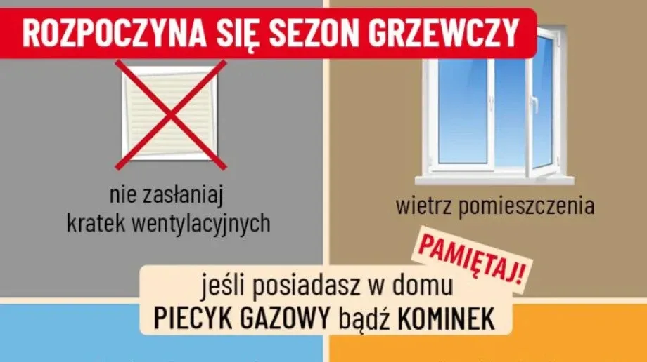 Sezon grzewczy w pełni - zadbajmy o swoje bezpieczeństwo!