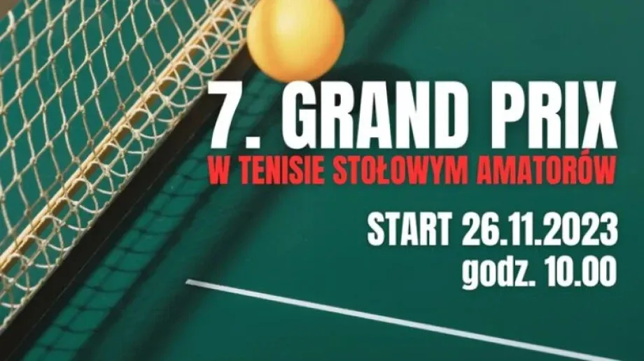 7. Grand Prix w tenisie stołowym amatorów