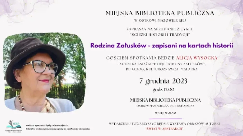 Alicja Wysocka - odkryj sekrety rodziny Załuskich